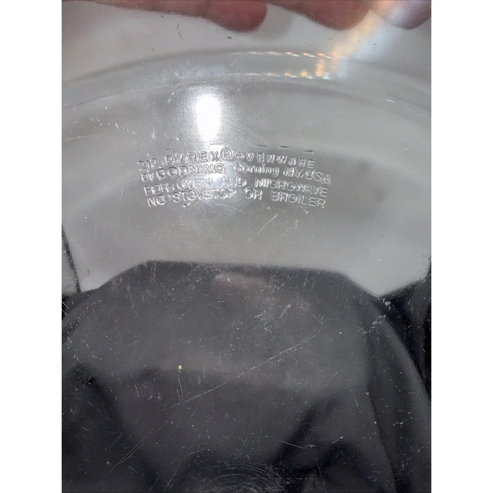 Pyrex 212 Clear Glass 12